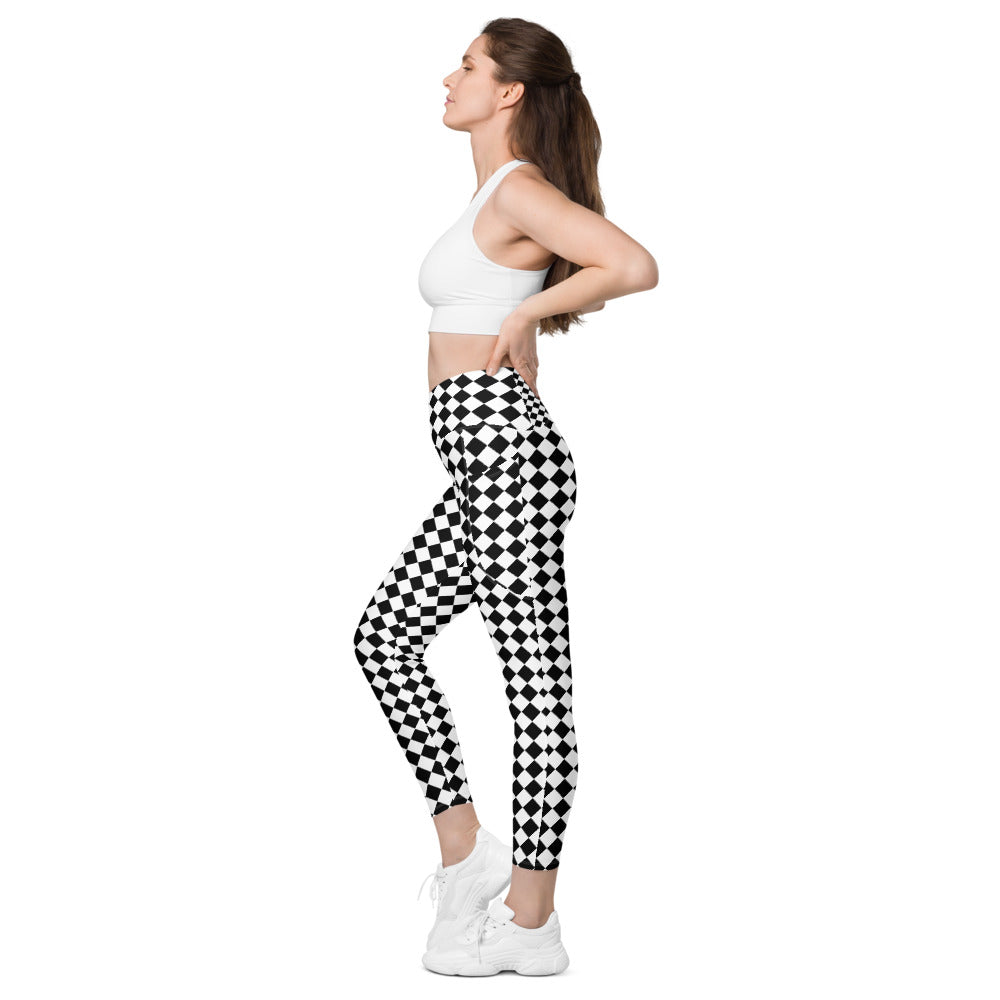 Checkered leggings with pockets - Johnston Collection